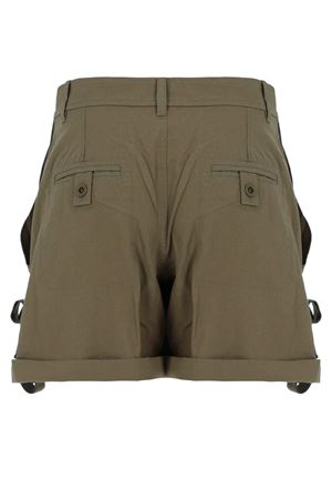 Shorts in cotone verde ISABEL MARANT | SH0321FAD2E03I67KI